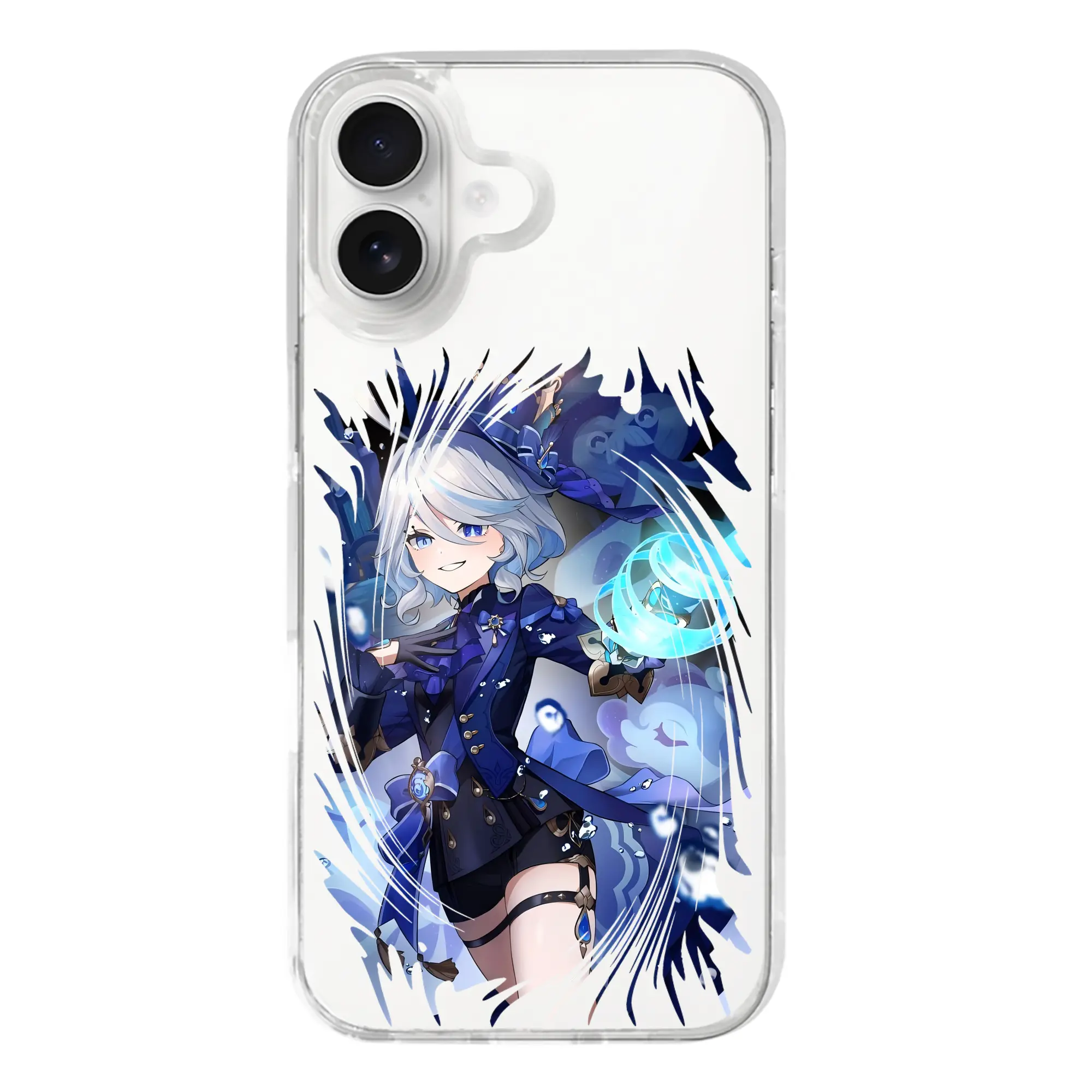 原 神 グッズ フリーナ - iPhone 17シリーズ 透明スマホケース – 薄型・耐衝撃・精密フィット保護カバー